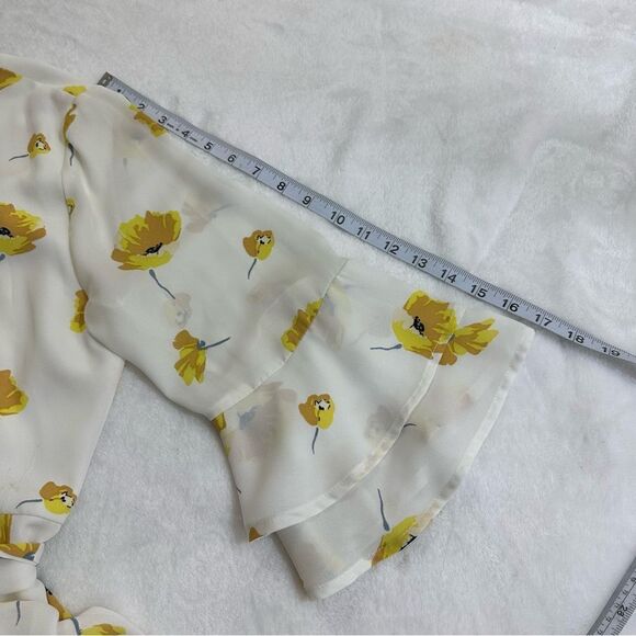 Chelsea28 Floral Faux Wrap Dress Size L - Picture 11 of 11